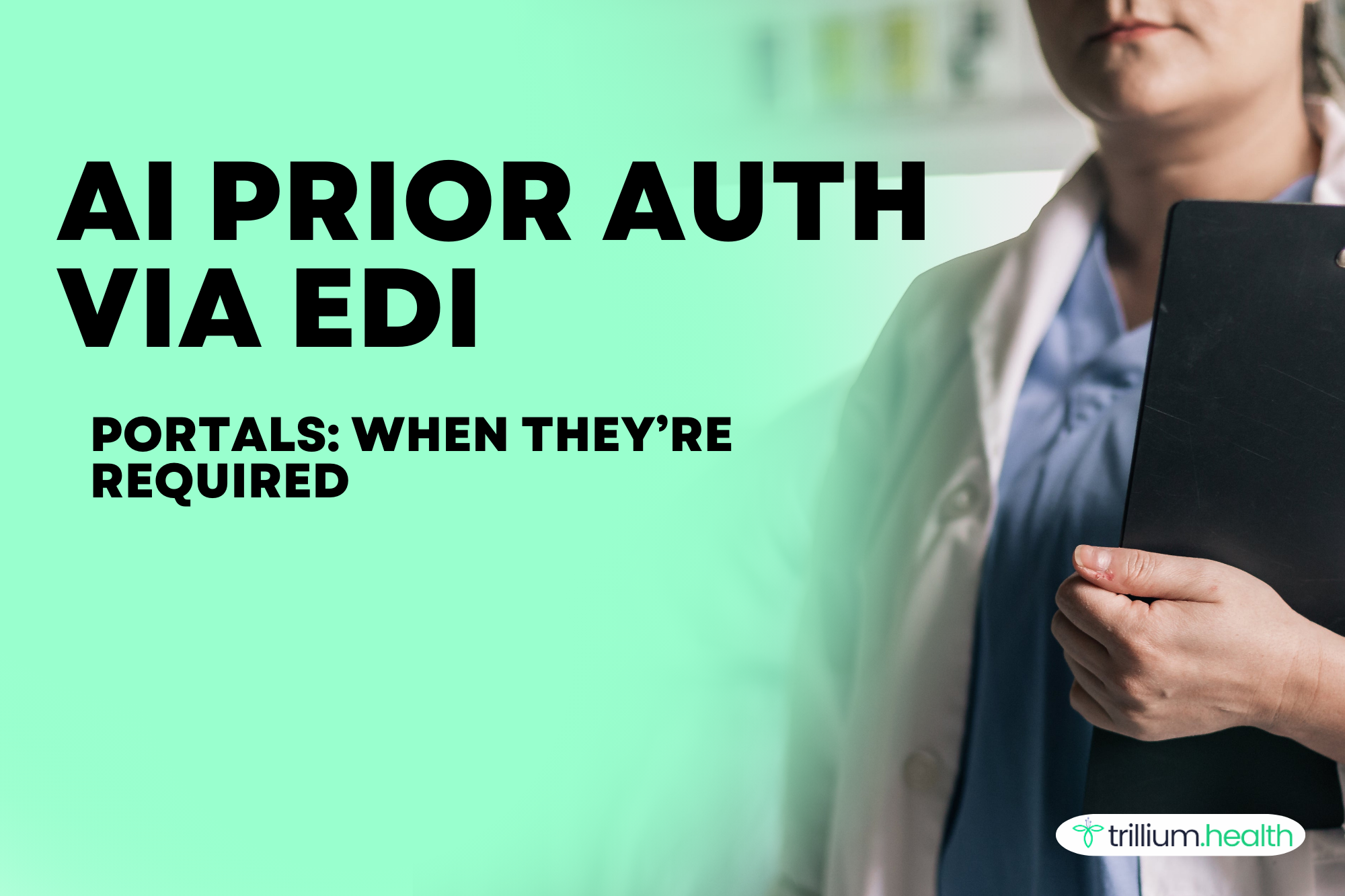 AI can submit Prior Auth via EDI